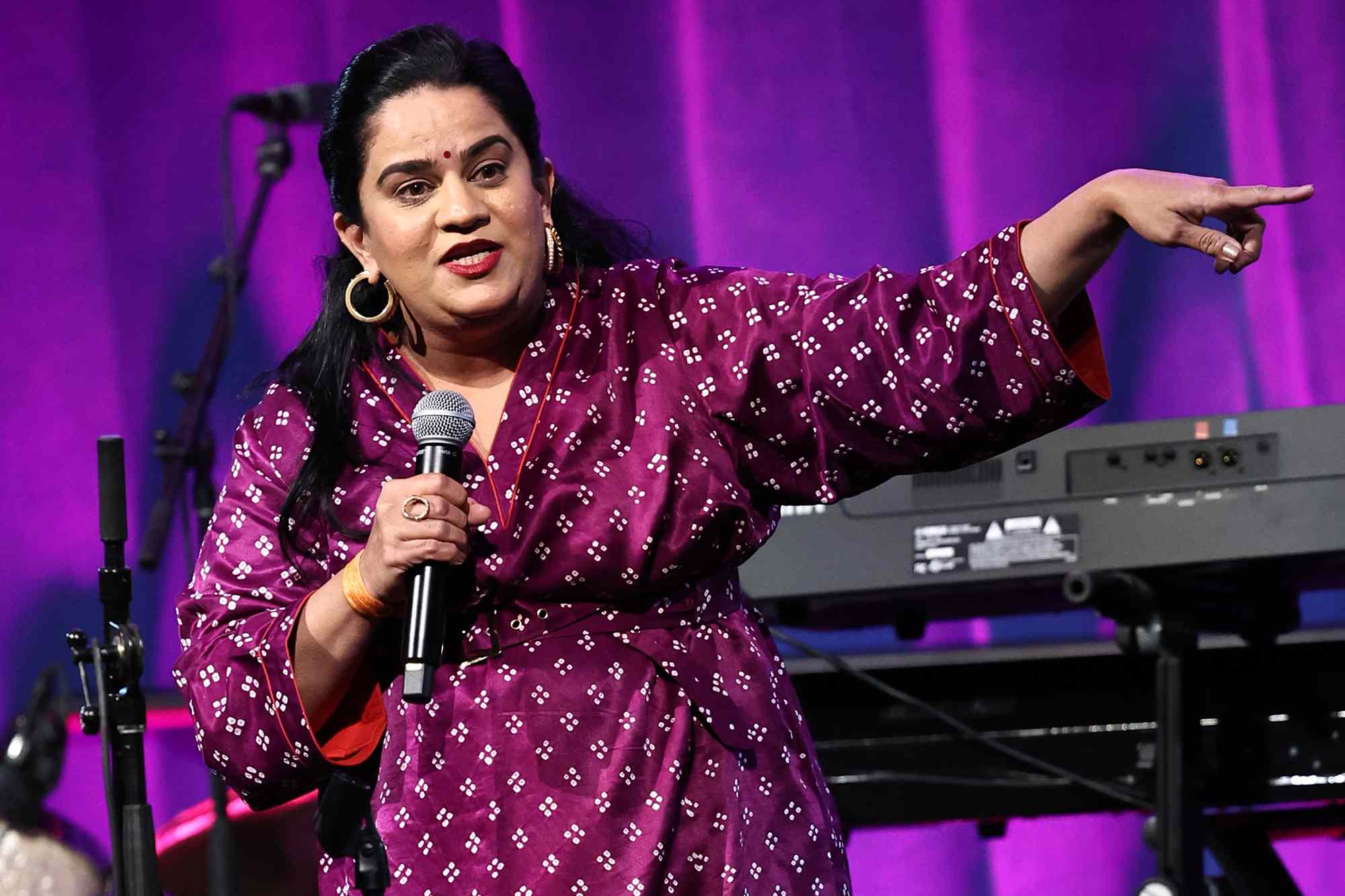 Zarna Garg on stage